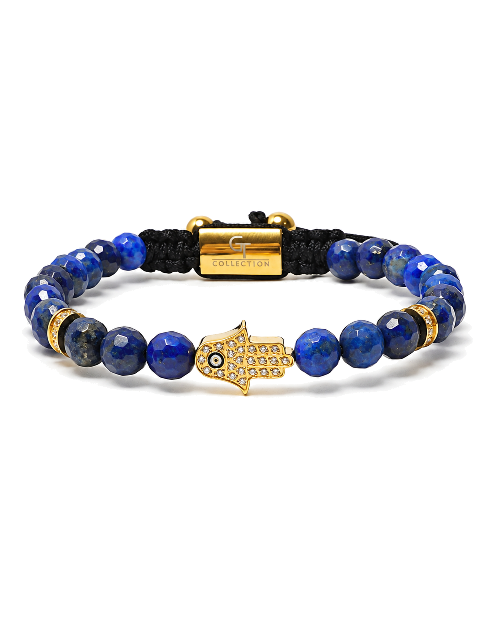 アクセサリー handsome boy Men's Lapis Lazuli Hamsa Hand Bracelet | GT Collection – GT collection