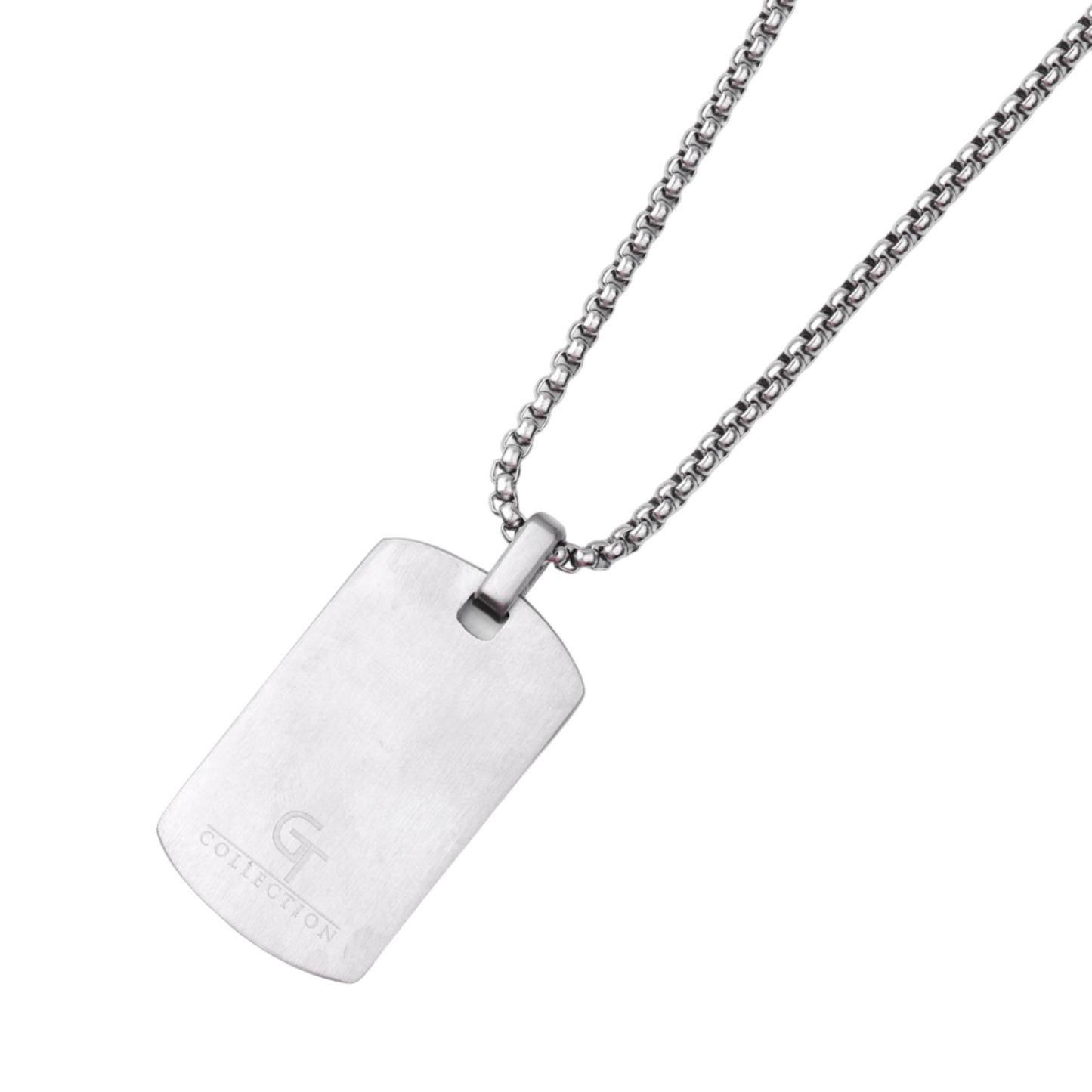 Collar de Plata con Colgante de Circonitas Azules