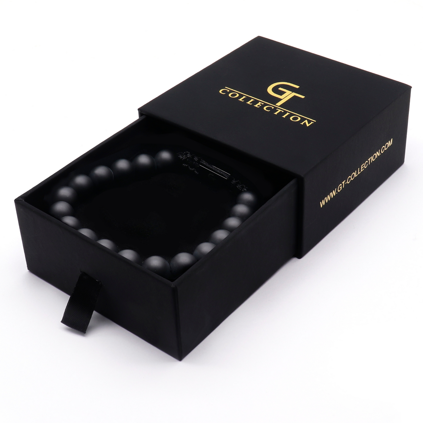 American Eagle Bracelet Stack | Men's Black Onyx Bracelet Set with Silver Eagle