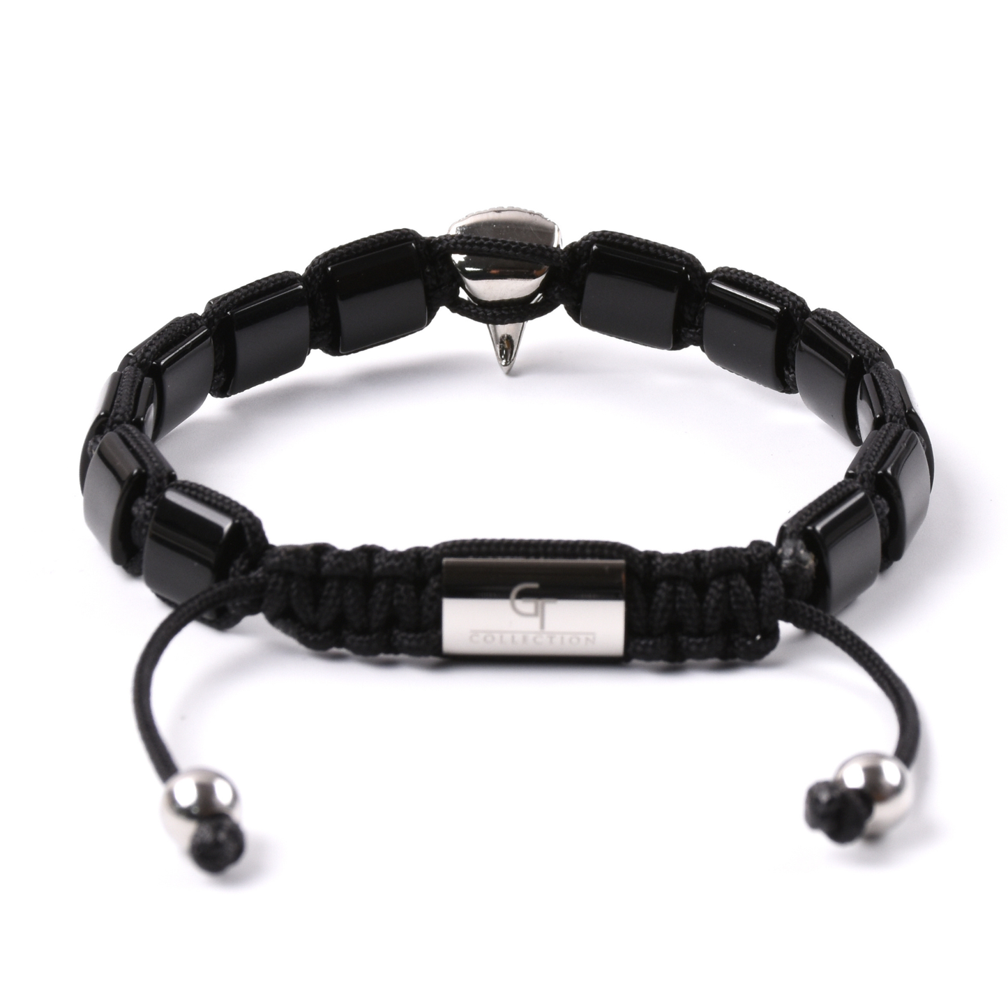 Pulsera de ÁGUILA AMERICANA para hombre con OJO DE TIGRE y piedra ÓNIX