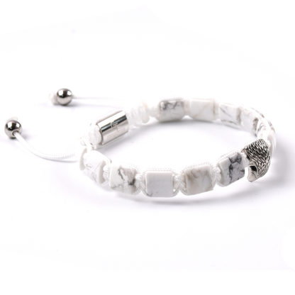 Pulsera de ÁGUILA AMERICANA para hombre con piedra LAPISLÁZUL y ÓNIX