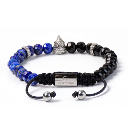 Men's AMERICAN EAGLE Bracelet with LAPIS, ONYX Stone
