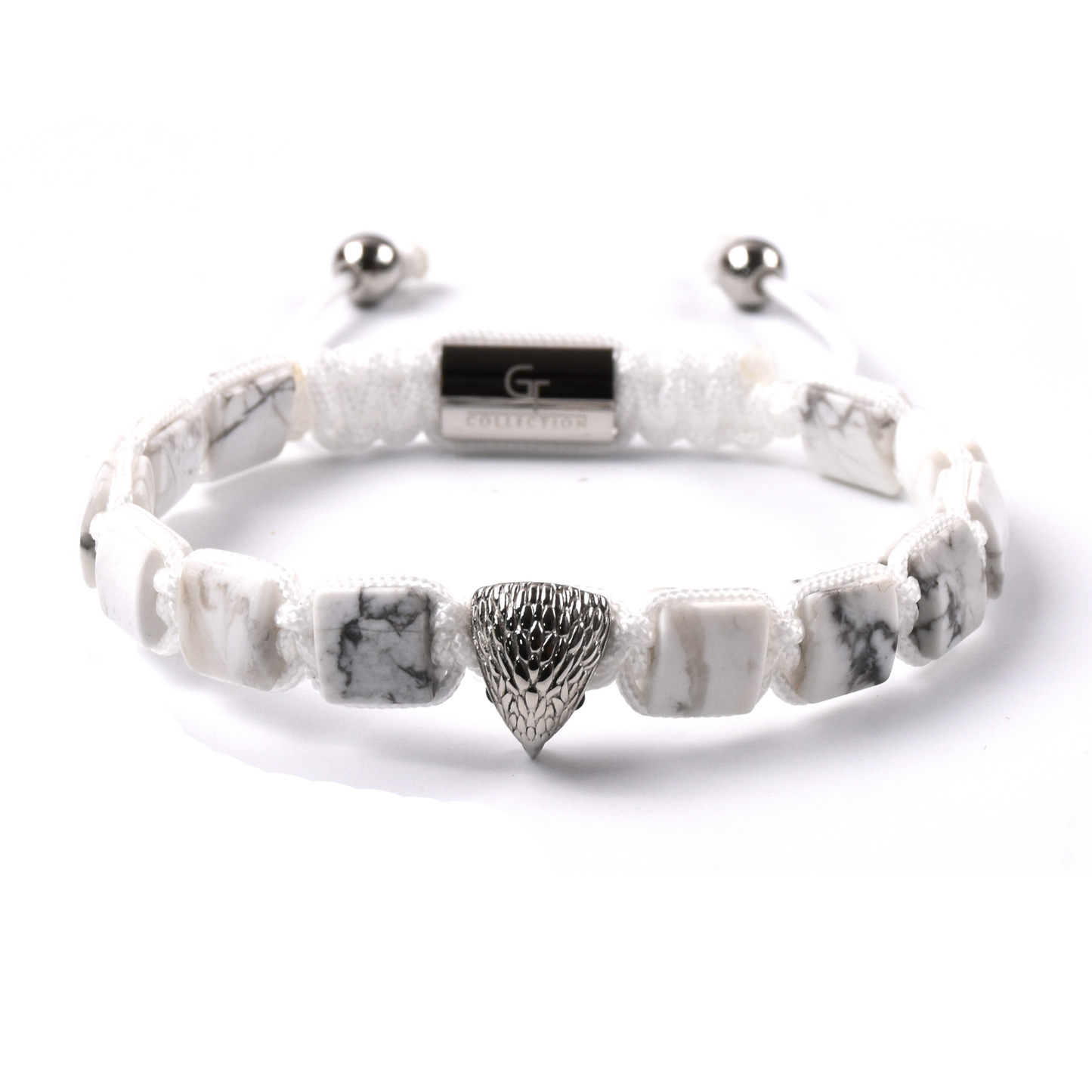 Pulsera de ÁGUILA AMERICANA para hombre con piedra LAPISLÁZUL y ÓNIX