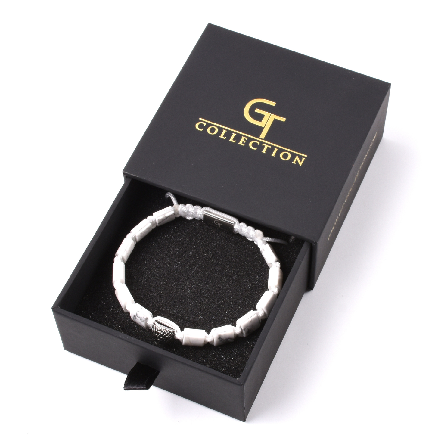 Pulsera de ÁGUILA AMERICANA para hombre con piedra LAPISLÁZUL y ÓNIX