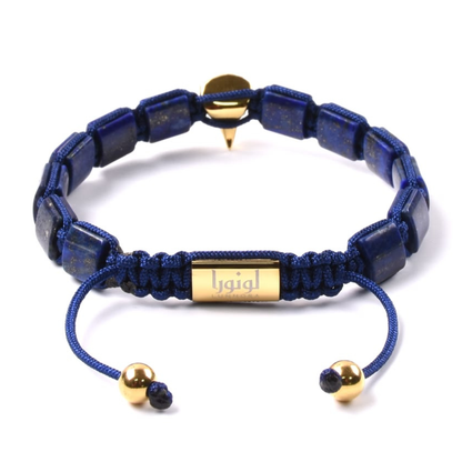 Pulsera de ÁGUILA AMERICANA para hombre con piedra LAPISLÁZUL y HOWLITA