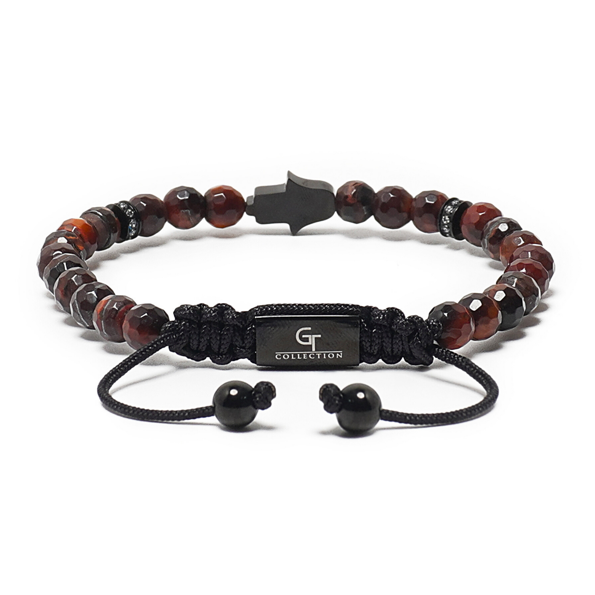 Bracciale Gerba uomo donna occhio di tigre ed onice - TIGER EYE Bracciale Gerba uomo donna occhio di tigre ed onice - TIGER EYE