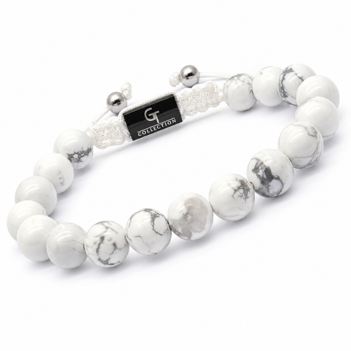 Pulsera de cuentas HOWLITE para hombre