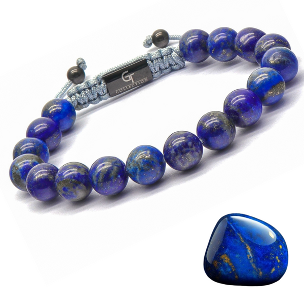 Lapis Bead Bracelet - Lapis Lazuli Bracelet | GT collection