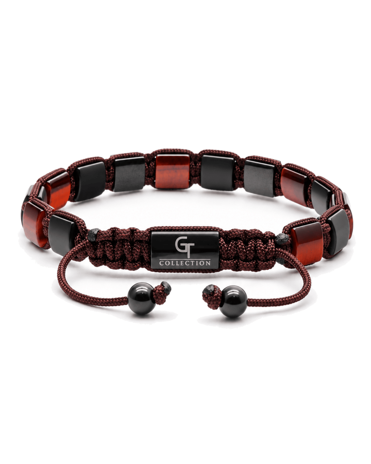 Men's Red Tiger Eye & Black Onyx Bracelet | GT Collection – GT
